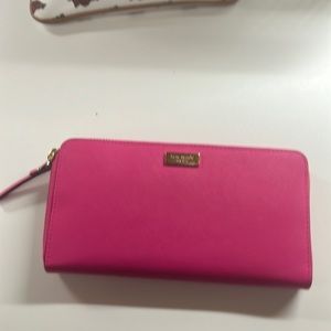 Kate spade pink clutch